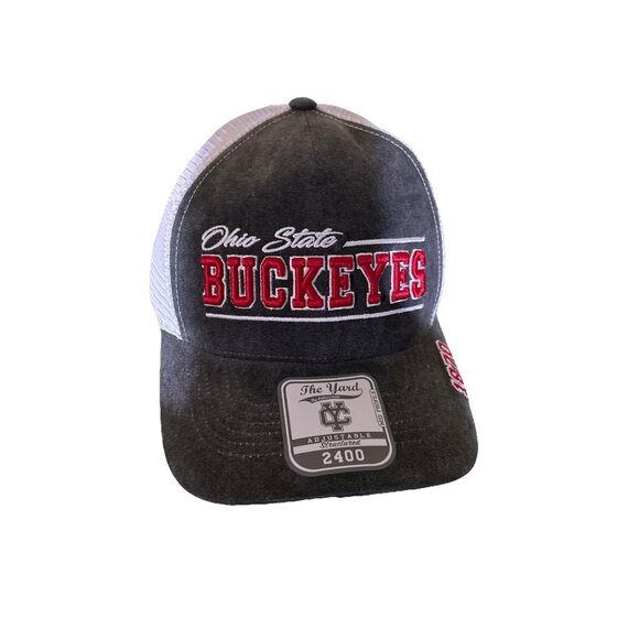 NEW Ohio State Buckeyes Colosseum Red Trucker Snapback Cap Hat Adult OSFM - Picture 9 of 12
